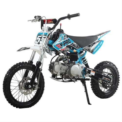 X-PRO DB-H10 125cc Dirt Bike with 4-Speed Semi-Automatic Transmission